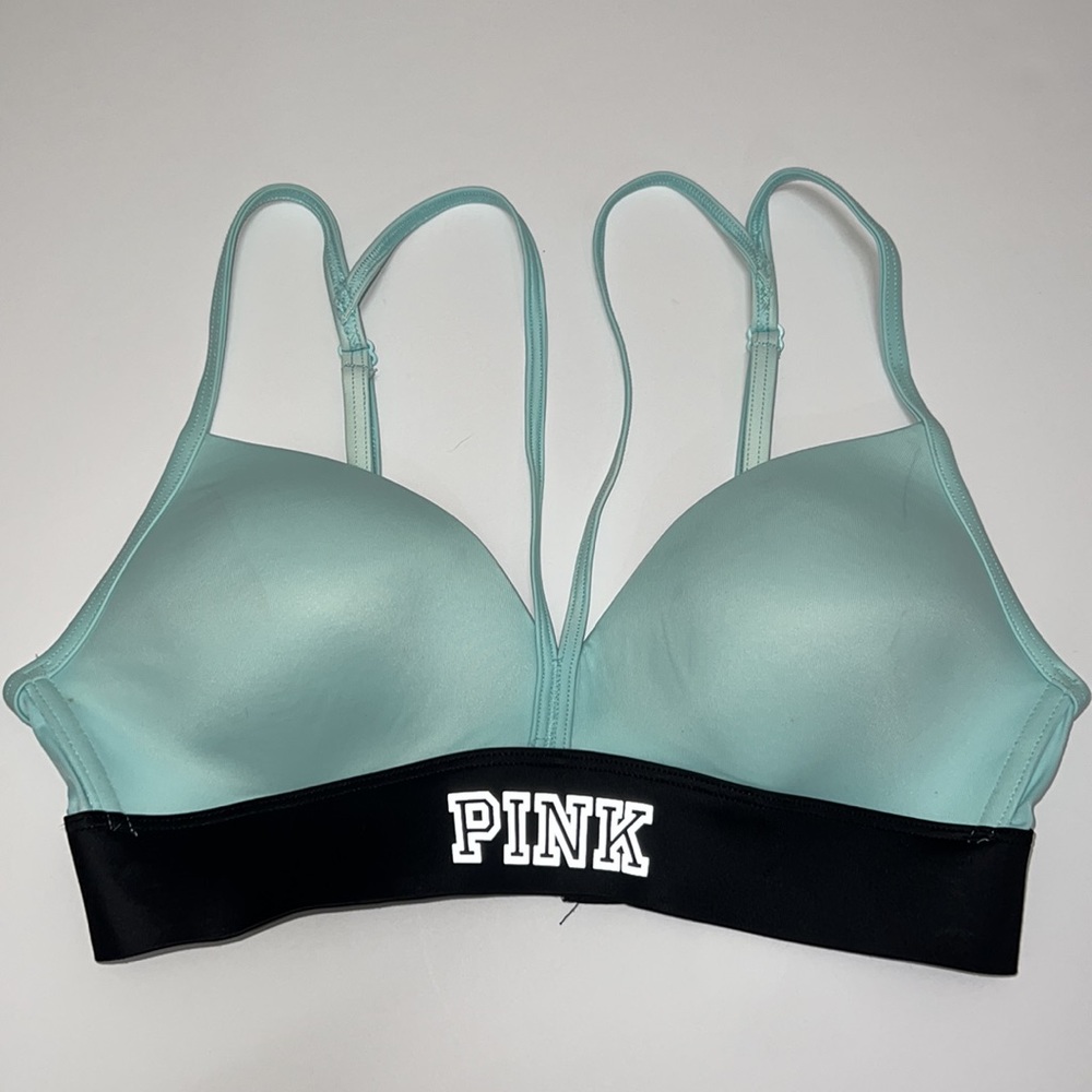 PINK Sm Ultimate Lightly Lined Wireless Strappy Bra